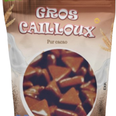 Gros et petits cailloux pur cacao