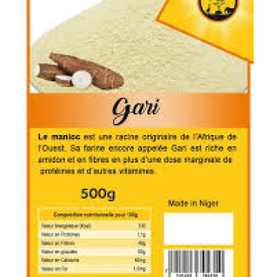 Tapioca et gari améliorés